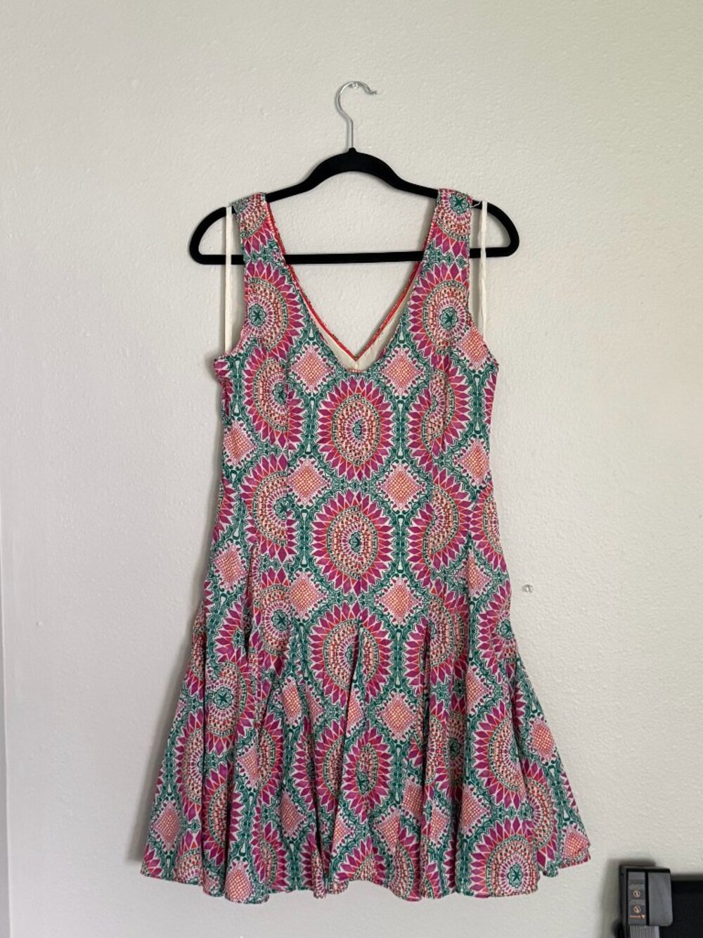 Anthropologie HD in Paris "South Island" Medallion Print Dress Size 8